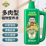 德沃多植物营养液通用型花肥料绿萝发财树富贵竹多肉月季水培绿植花卉肥 多肉专用营养液500ml