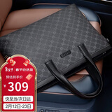 高尔夫（GOLF）商务公文包男士大容量手提包男15英寸电脑包横款公事包单肩斜挎包