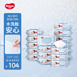 好奇（Huggies）纯水婴儿专用湿巾80抽18包手口屁屁专用擦去99.9%细菌