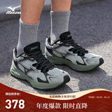 美津浓（MIZUNO）男女运动休闲鞋缓震透气网面拼接跑步RACER S 13/绿野仙踪 43
