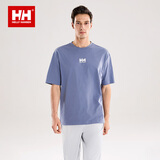 HELLY HANSEN, HH海丽汉森hh 经典款 速干凉感抗菌简约基础圆领短袖 蓝灰色 M
