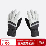 探路者（TOREAD）滑雪手套 秋冬男女通用防风防寒保暖手套TELLCM90725 黑色灰色L