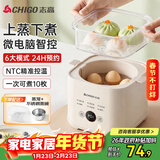 志高（CHIGO）煮蛋器 蒸蛋器 温泉蛋机 智能定时自动断电 煮鸡蛋神器溏心蛋茶叶蛋 小型蒸锅早餐一体机NE-250A