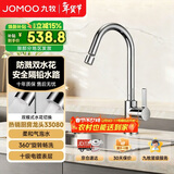 九牧厨房水龙头双水花带起泡器厨房龙头防溅水可旋转洗菜盆龙头33080