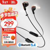 JBL TUNE 235BT 半入耳式蓝牙耳机 颈挂式耳机 防水设计免提通话 适用苹果小米 新年 情人节礼物 黑色