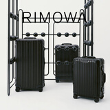 RIMOWA日默瓦Original21寸铝镁合金行李箱旅行箱拉杆箱登机箱礼物 哑黑色 21寸 【适合3-5天短途旅行】