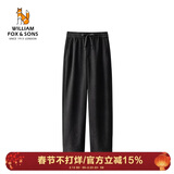 William fox&sons新复古回潮加厚3A抗菌自FA热保暖面料直筒灯芯绒裤 黑色 XL