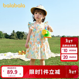 巴拉巴拉宝宝连衣裙婴儿裙子儿童公主裙女童夏装2025甜美时尚208225111005