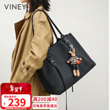viney包包女包帆布托特包大容量品牌单肩大包生日情人节礼物送女朋友