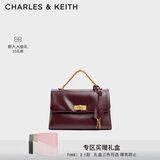 CHARLES&KEITH中号kerry软面邮差包单肩包斜挎包包女包情人节礼物CK2-80782515