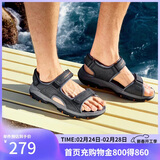 斯凯奇（Skechers）凉鞋男士户外透气沙滩鞋舒适休闲百搭轻便凉拖鞋204105