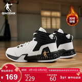 乔丹男鞋篮球鞋高帮皮面秋冬加绒保暖减震耐磨运动鞋