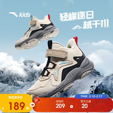 安踏儿童棉鞋男女大童户外加绒保暖棉鞋山脊运动棉鞋A12446932H