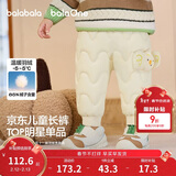 巴拉巴拉童装婴儿羽绒裤男童长裤女童裤子冬装保暖裤宝宝高腰护肚萌趣可爱