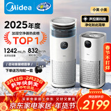 美的（Midea）【无雾加湿器】R8空气净化器加湿一体鼻炎家用甲醛数显除烟味异味过敏原吸猫毛空气净化机