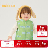 巴拉巴拉童装儿童马甲两面穿背心2025新款秋冬装羊羔绒上衣服男女宝宝衣服
