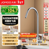 九牧龙头单冷厨房净水龙头净水器水龙头可旋转直饮水龙头拉丝银79009
