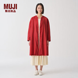 MUJIIDEE 女式 平纹 无领夹克衫女装外套  GAD02C4S 深红色 M (155/80A)