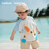 巴拉巴拉【balaOne】童装宝宝短袖t恤婴儿上衣2026夏季时尚萌