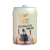 蓝宝石（LANBAOSHI）蓝宝石精酿原浆啤酒全麦芽白啤酒液浑浊5升桶10斤礼盒国产超市 上出酒口 5L 1桶