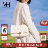 VANESSA HOGAN VH女包蓬蓬软包质感柔软褶皱菱格方包百搭腋下包牛皮单肩斜挎包