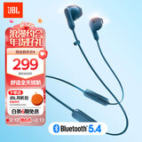 JBL TUNE 235BT 半入耳式蓝牙耳机 颈挂式耳机 防水设计免提通话 超长续航快充 新年 情人节礼物 蓝色