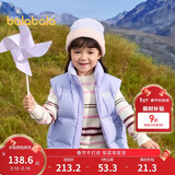 巴拉巴拉童装儿童羽绒马甲2025新款冬装男女童亲子装保暖外套羽绒服简约潮