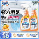 花王（KAO）消臭马桶清洁剂套装500ml*2 洁厕剂喷雾洁厕灵厕所清洗剂洁厕液