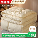 恒源祥家纺抗菌纤维被芯加厚6斤春秋被子双人200*230cm四季被