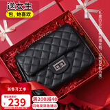 viney牛皮包包女包品牌链条包轻奢单肩斜挎包生日礼物高端送女友老婆