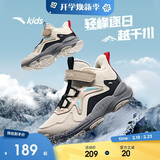 安踏儿童棉鞋男女大童户外加绒保暖棉鞋山脊运动棉鞋A12446932