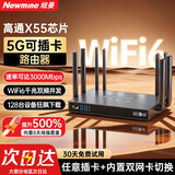 纽曼5G无线路由器CPE可插自己卡随身WiFi移动工业企业级转有线无限便携上网卡免拉宽带全国通用2026款 【5G企业版】任意插卡+内置双网 送1500G体验流量