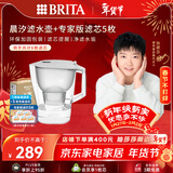 碧然德（BRITA）过滤净水器 家用滤水壶 Kalea 晨汐系列XL  3.5L（灰）+专家版滤芯5枚 环保加固包装