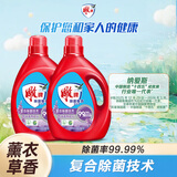 雕牌 除菌馨香洗衣液 薰衣草香 2.5kg*2瓶 除菌率99%(新老包装随机发