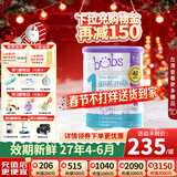 Bubs(贝儿) 澳洲原装进口 婴幼儿奶粉A2配方羊奶粉含叶黄素 官方授权 1段1罐【新客+膨胀金省16元】 效期27年4-6月