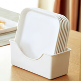 家の物语（KATEI STORY）日本吐骨碟家用骨头垃圾渣备菜新款餐盘子桌面高级档端塑料轻奢 零食水果餐盘【7件套】