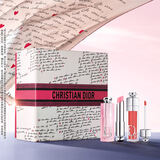 迪奥Dior焕彩丰盈礼盒装(润唇膏001+丰唇蜜 018)情人节礼物新年礼物女