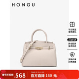 红谷包包牛皮单肩手提包大容量手拎包通勤女铂金包 情人节送女友