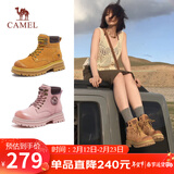 骆驼（CAMEL）山丘经典大黄靴马丁靴秋冬户外工装靴 L23W076065 土黄 37