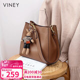 viney水桶包牛皮包包女包大容量腋下单肩手提生日情人节礼物送女朋友