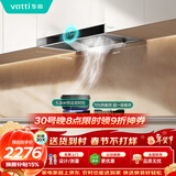 华帝抽油烟机家用排油烟机燃气灶烟灶套装21风量欧式顶吸吸油烟机灶具套装i11101+101D【套装商品】