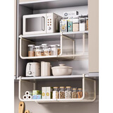 慕亚（MUYA）可伸缩厨房置物架家用收纳神器柜子内分层悬挂篮橱柜下挂架收纳架