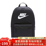 耐克NIKE双肩包中性电脑包旅行HERITAGE休闲包书包 DC4244-010黑中
