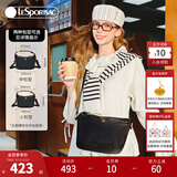 LeSportsac乐播诗新款腋下包单肩斜挎手提包包女包单肩包新年礼物 黑色-中号升级款