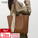 viney牛皮包包女包大容量托特包轻奢单肩大包生日情人节礼物送女友老婆