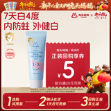 兔头妈妈奥拉氟儿童牙膏婴幼儿低氟预防龋齿牙膏草莓味1-3岁分龄适用10g