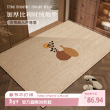 瑞恩简约诧伎风入户地垫门口进门防滑垫室外入门蹭脚门垫室内玄关地毯