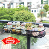 安尔雅花架 阳台装饰多层家用置物架户外铁艺花架子客厅绿萝多肉花盆架