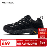 迈乐（Merrell）官方店男女款户外登山徒步鞋减震MOAB 3迈越者轻量防滑耐磨透气 J500510黑色（女）上新 38