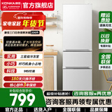 康佳冰箱 206升冰箱三开门家用租房小型变频二级能效节能轻音三门三温软冷冻电冰箱九档温控小巧不占地 206升白色【三门三温软冷冻】